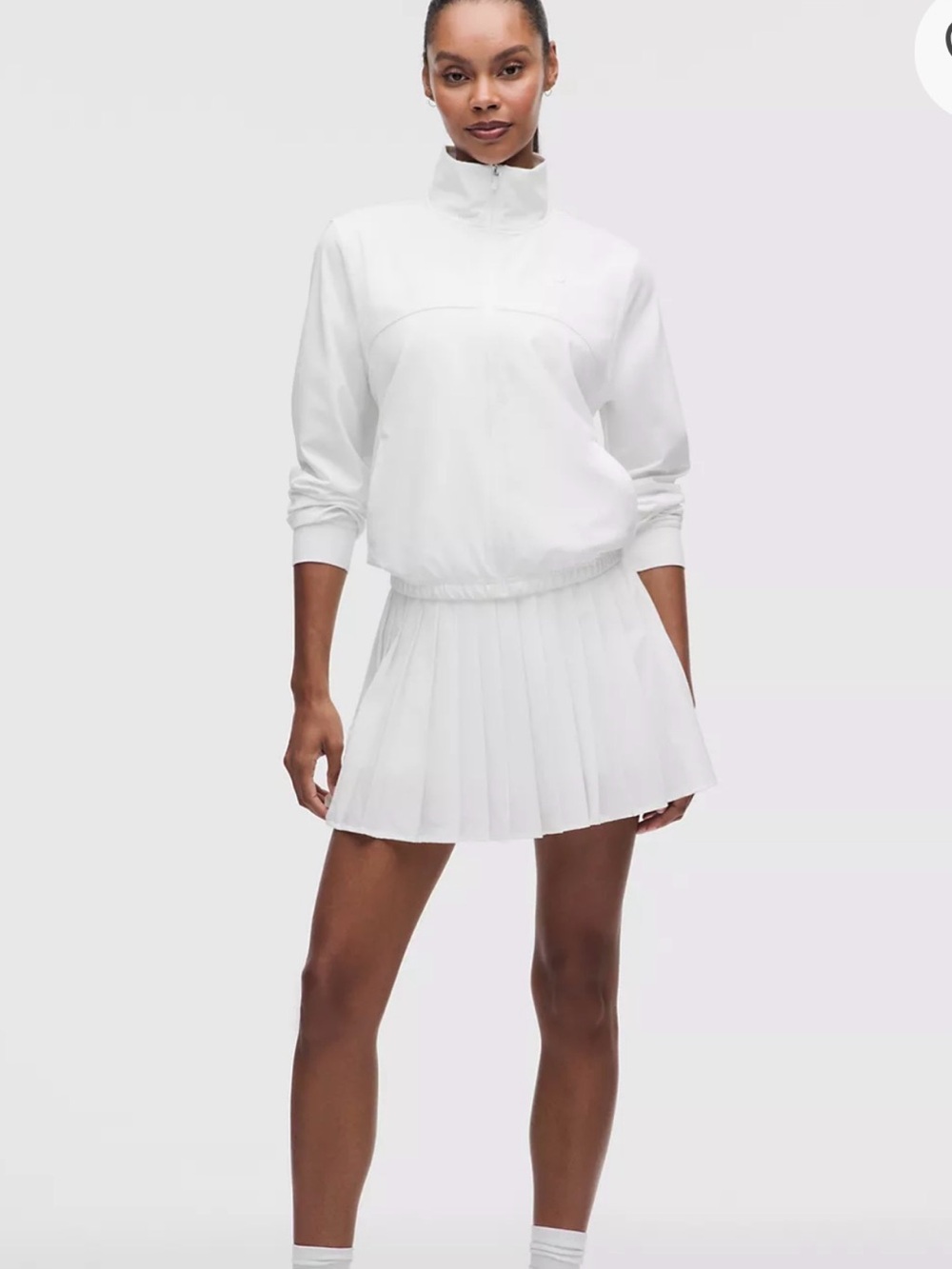 High-Rise Pleated Tennis Skirt
Long